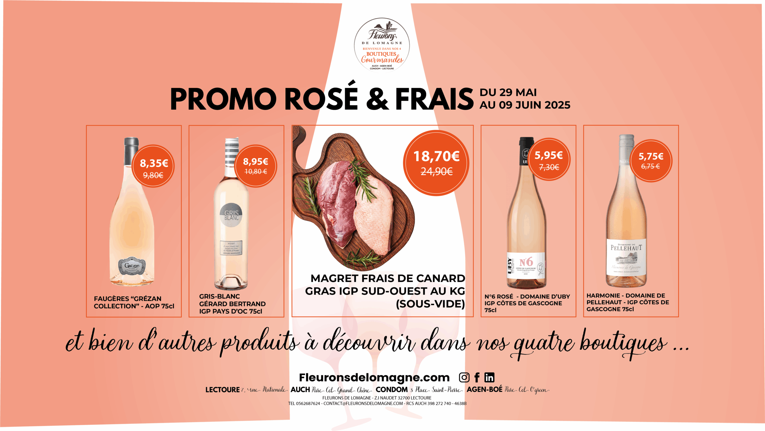 promo rosé & frais