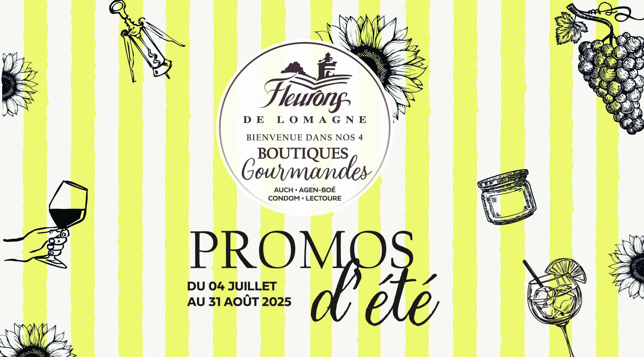 promo d'été 2025 fleurons de lomagne