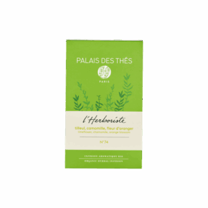 Infusion l'Herboriste n°74 PALAIS DES THES 20 sachets mousseline